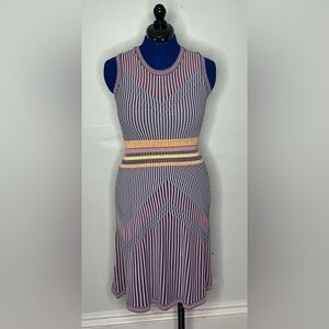 BCBG Maxazria dress Jacquard multi colored dress.